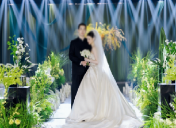 婚禮篇丨綠意布幔 定制專屬浪漫婚典