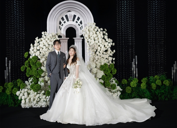 婚禮篇丨白綠沁心，韓式情詩(shī)翻頁(yè)